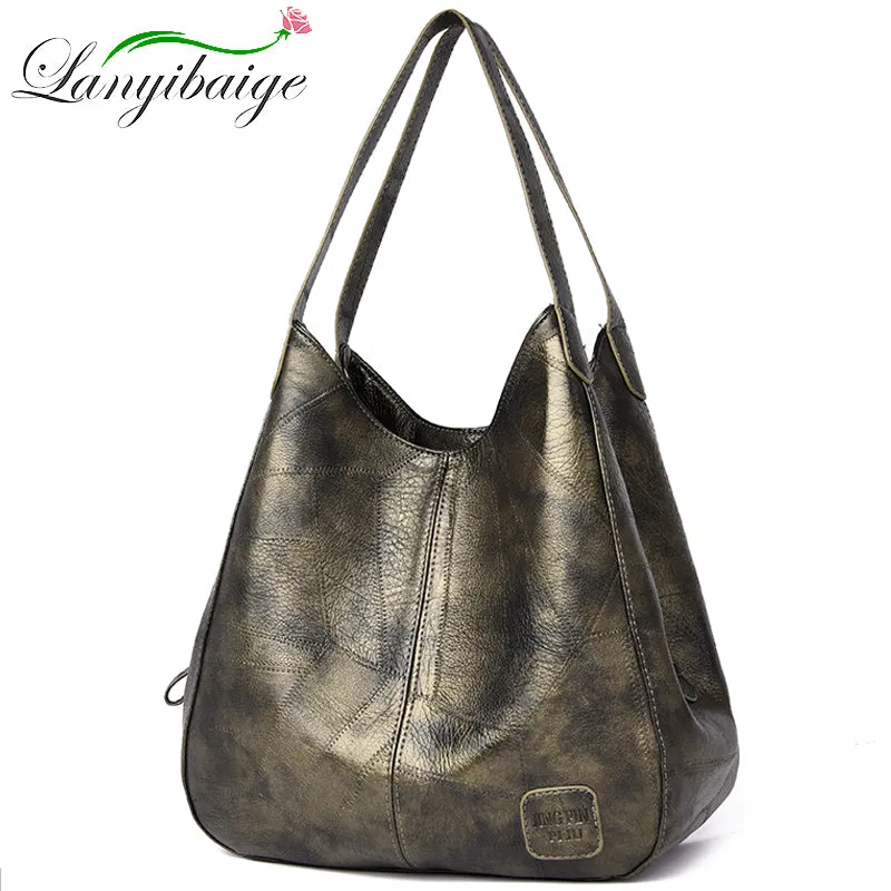 2020 Vintage Women Shoulder Bag Female Causal Totes Bags Large Capacity