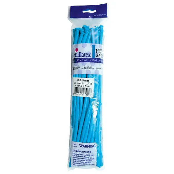 260 Sempertex Latex Balloon Pack, Blue | 50 ct