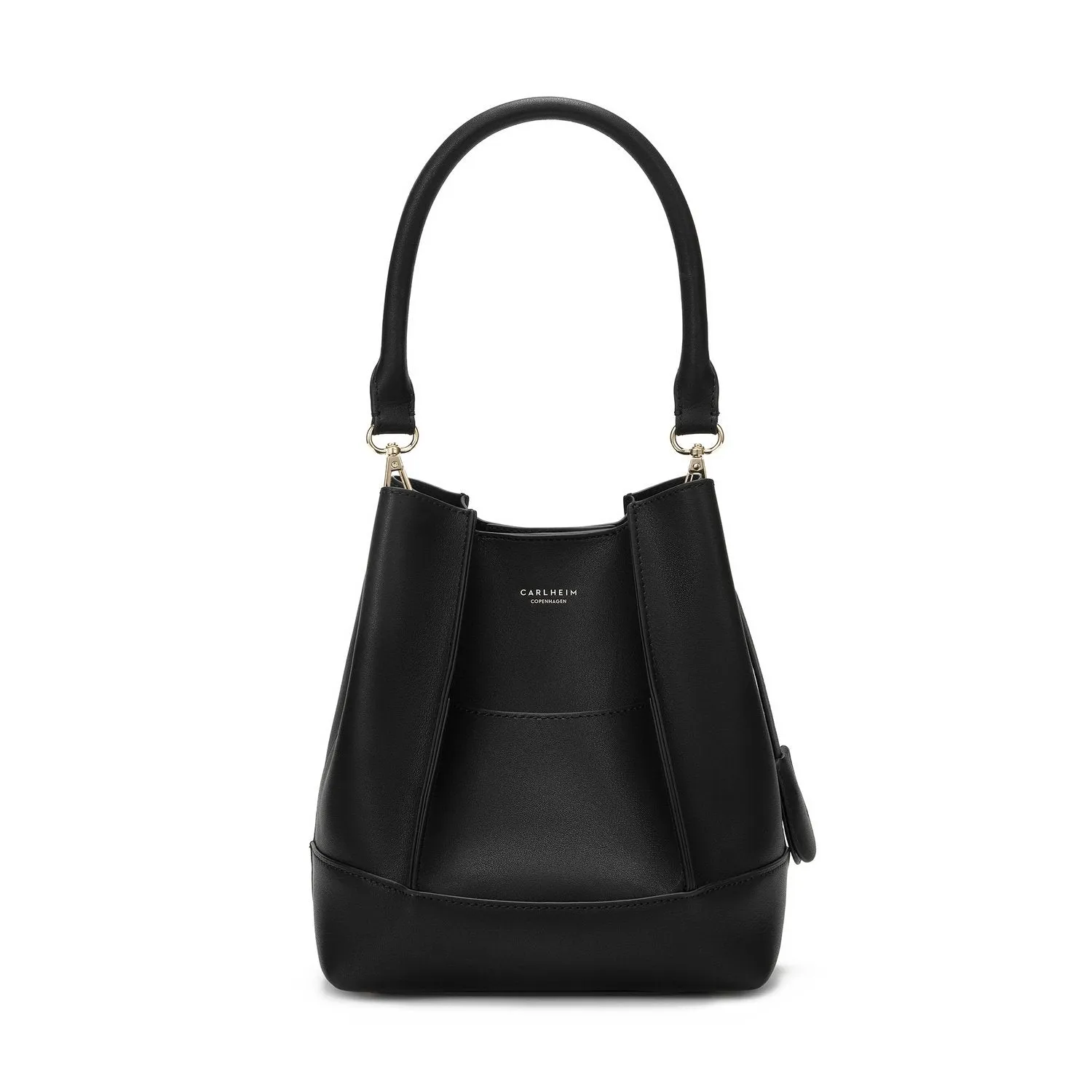 Adaline Genuine Leather Handbag (Black)