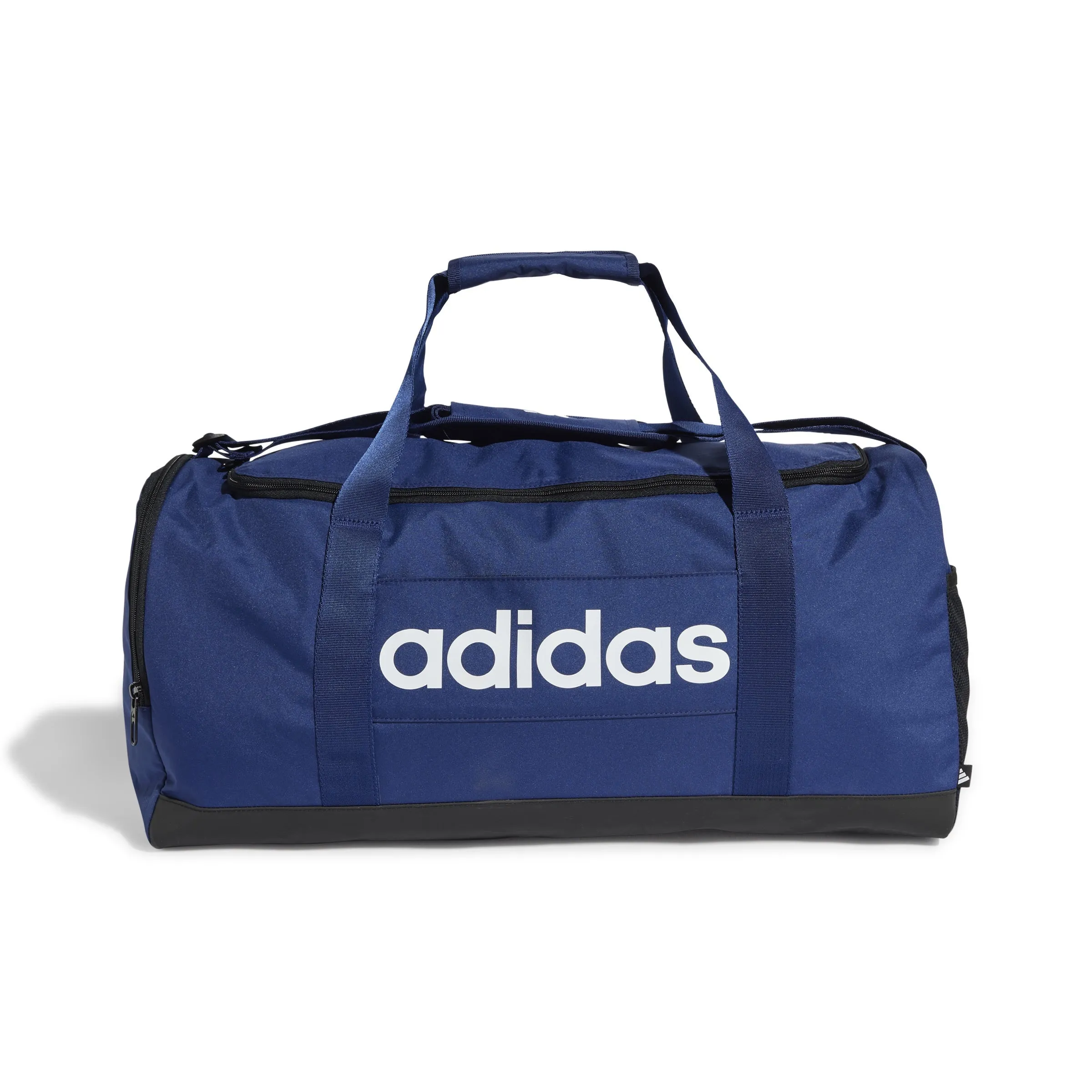 Adidas Linear Medium Duffel Bag - Dark Blue/White