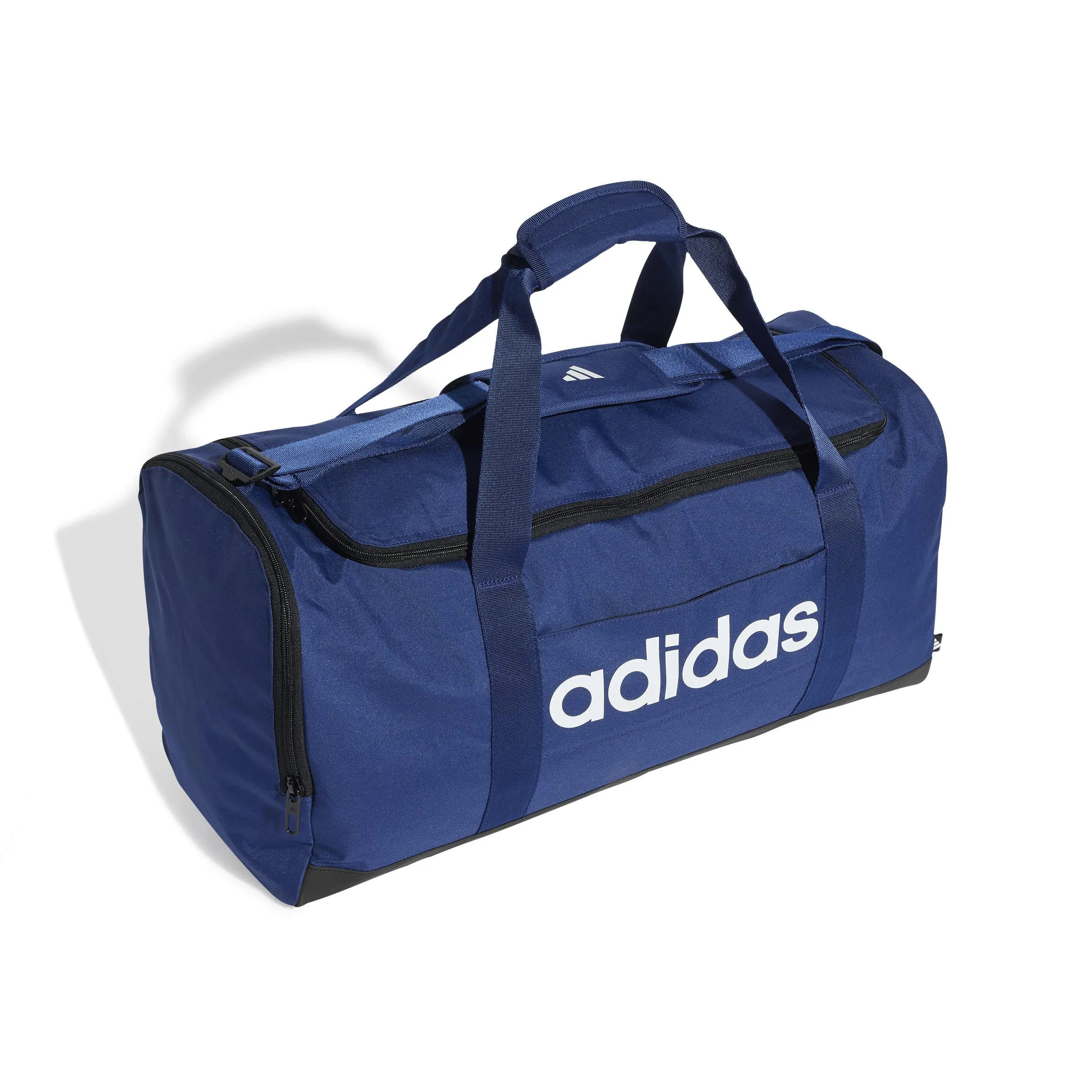 Adidas Linear Medium Duffel Bag - Dark Blue/White