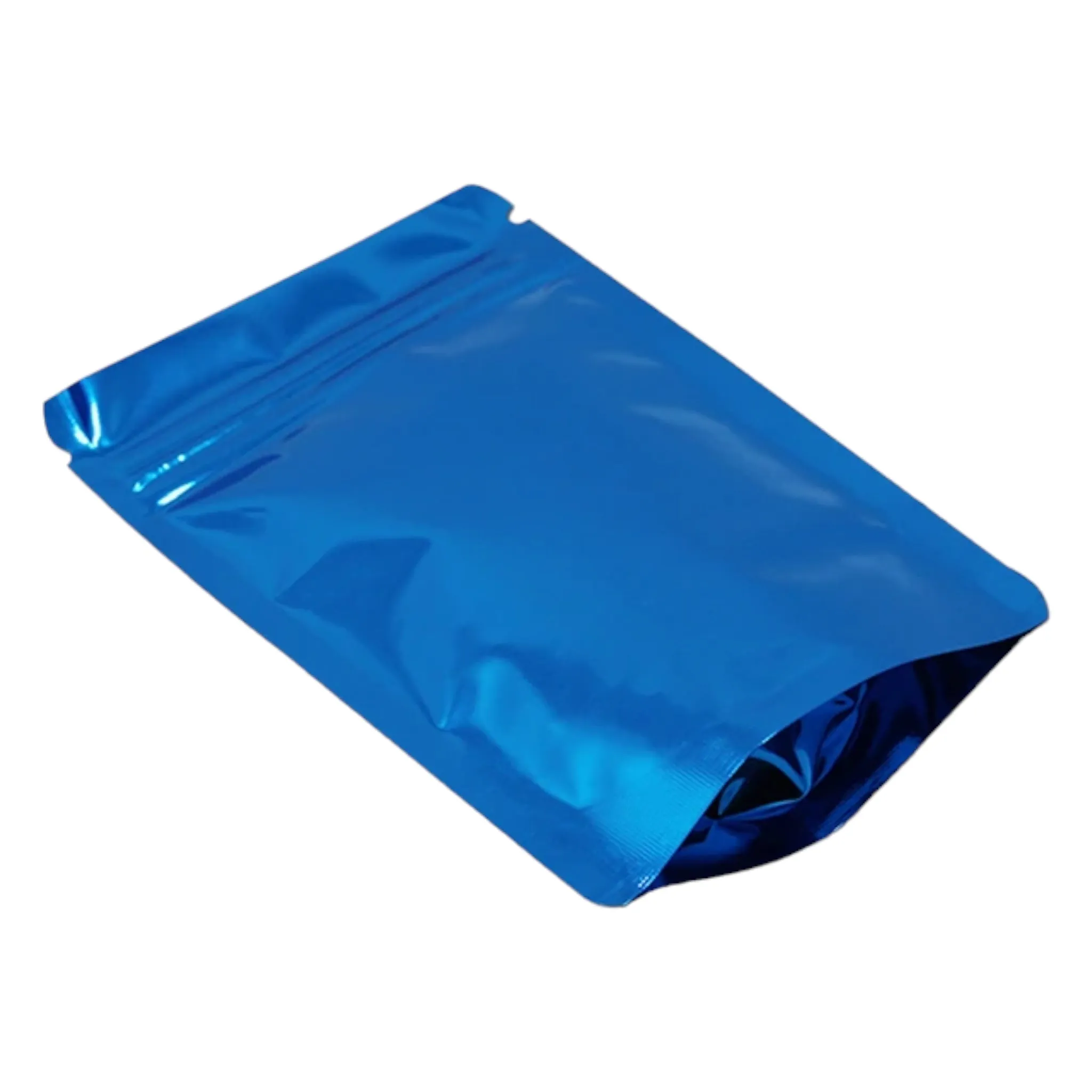 Aluminium Metalized Zip Lock Resealable Foil Stand Up Pouch Packing Bags No Window 10Pack