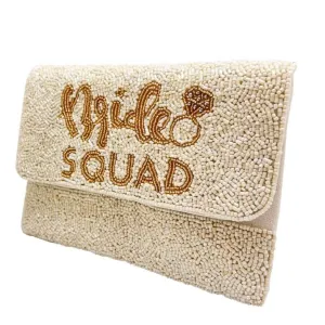 BEADED BRIDE SQUAD SMALL BAG