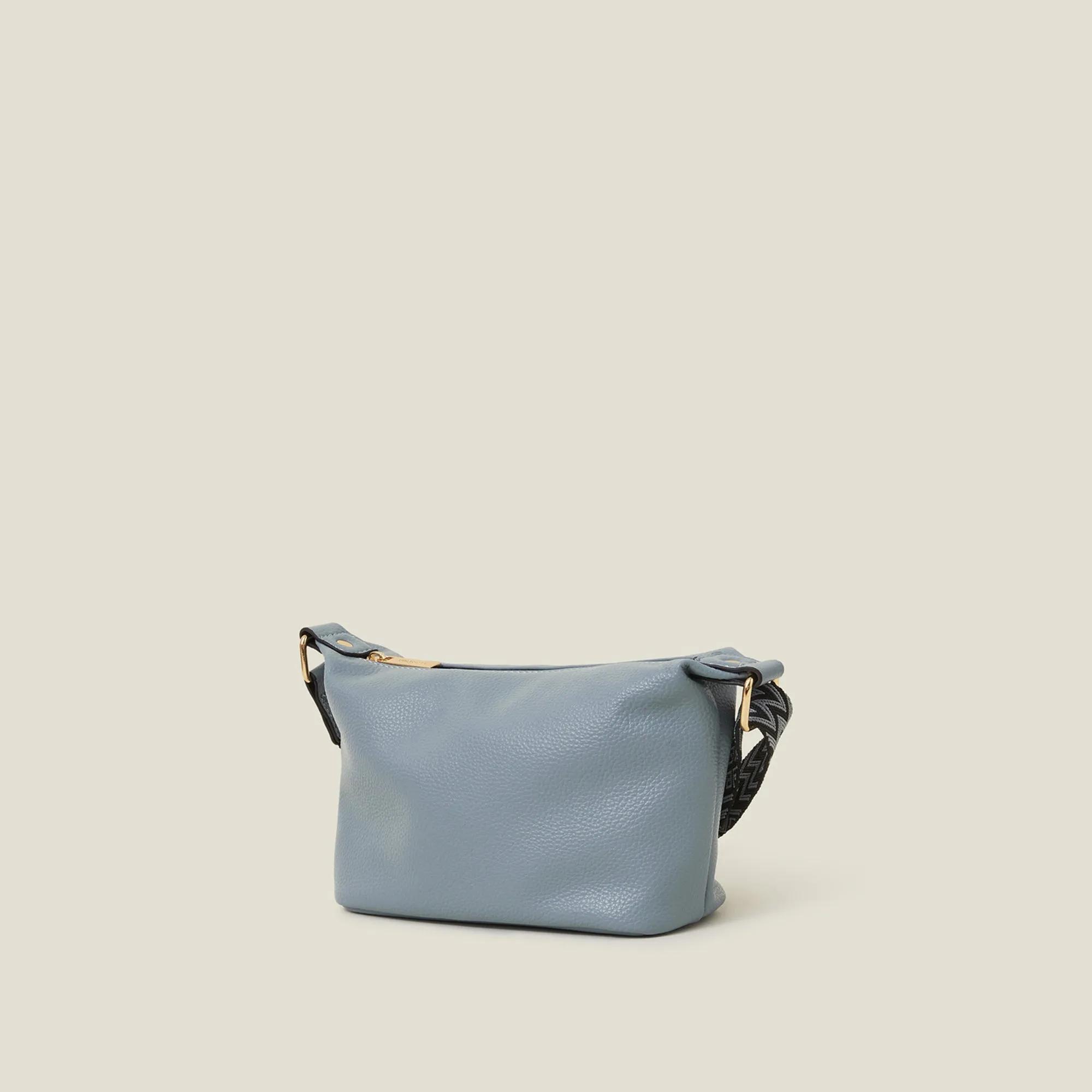 Blue Mini Zip Sling Bag