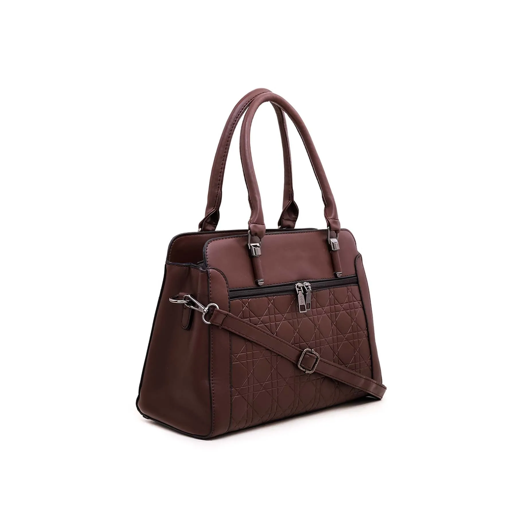 Brown Formal Hand Bag P35896