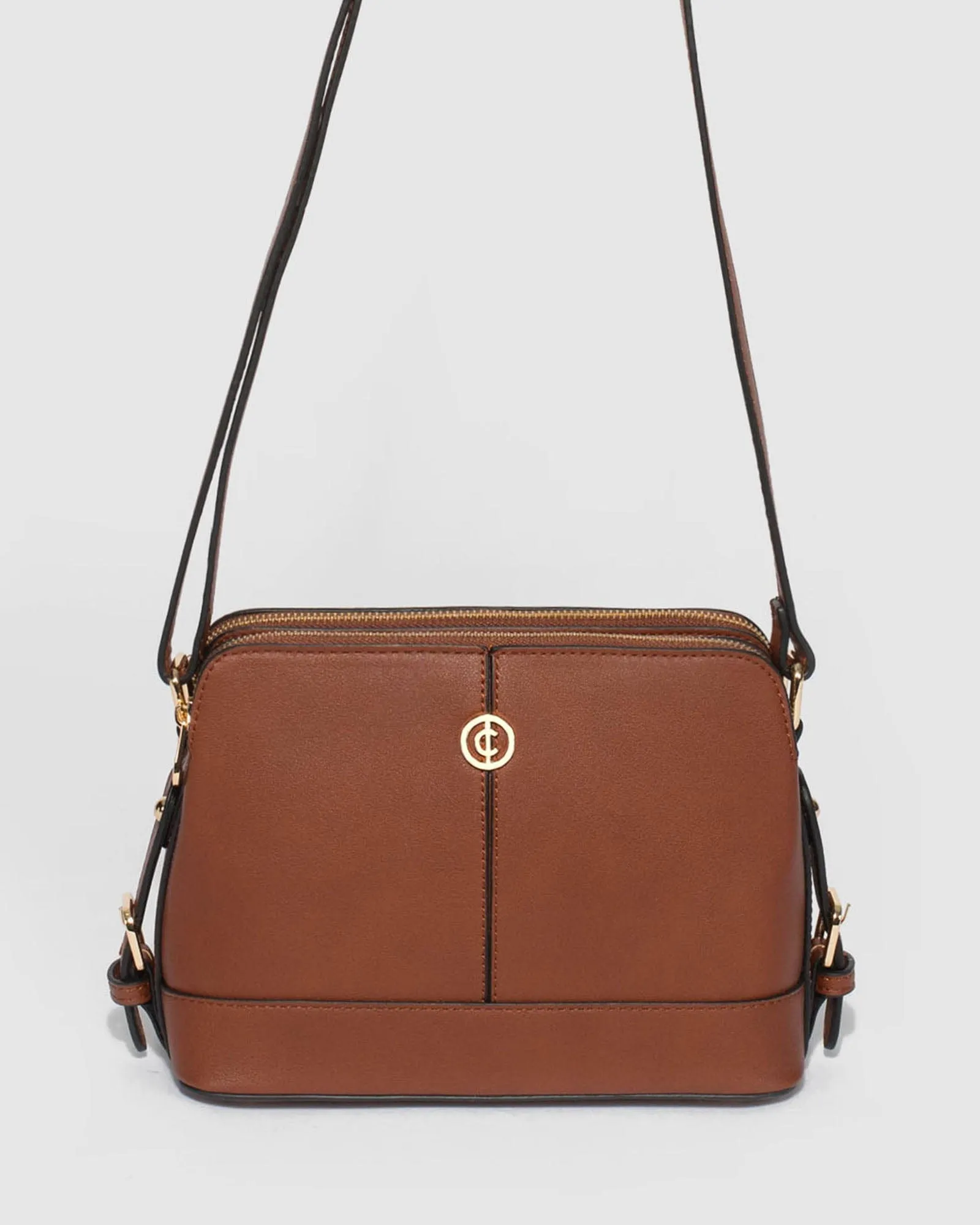 Brown Joanna Strap Crossbody Bag