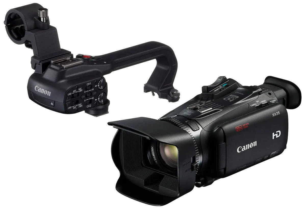 Canon XA35 HD Professional Video Camcorder with Essential Accessory Bundle Kit