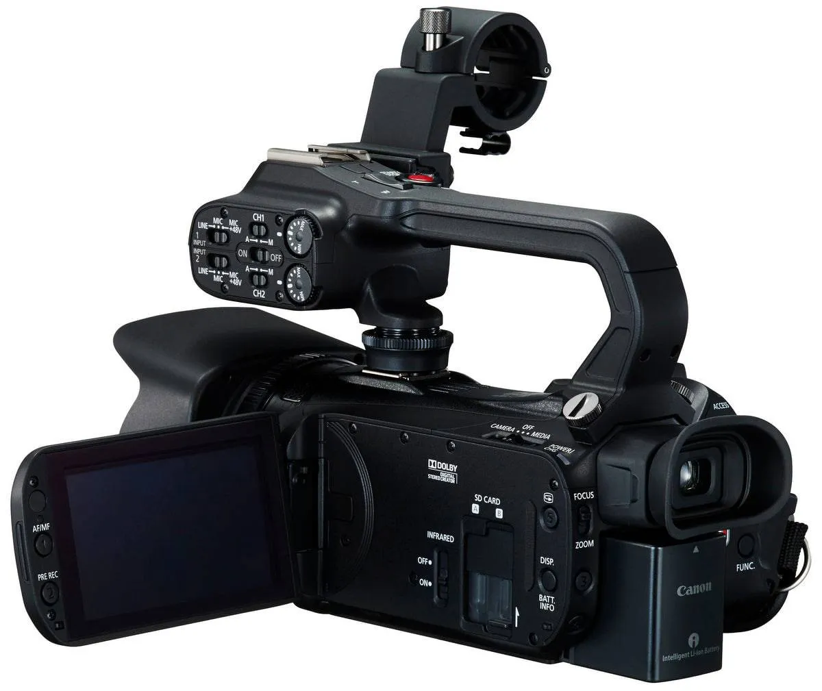 Canon XA35 HD Professional Video Camcorder with Essential Accessory Bundle Kit