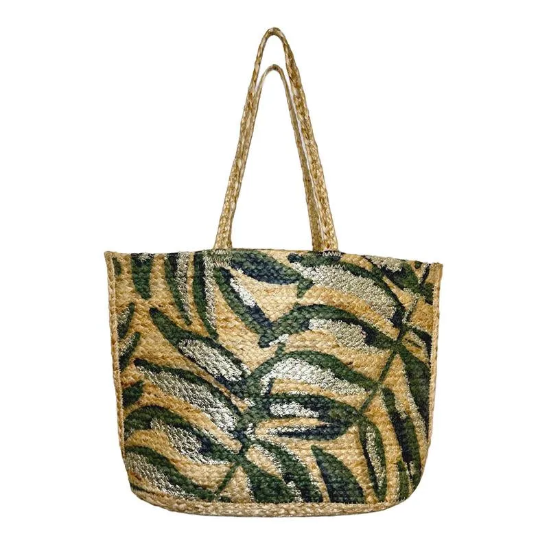 Capri Jute Bags Versatile Eco-Friendly Shoulder Bags with Vibrant Prints