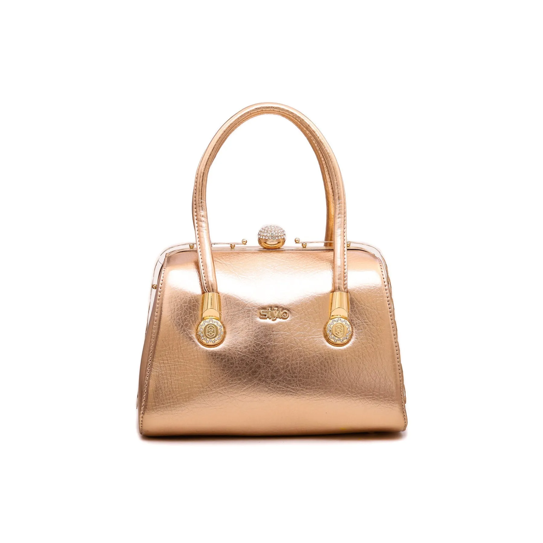 Champagne Fancy Hand Bag P35837