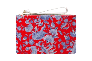 Chartwell Gardens Red Clutch Bag