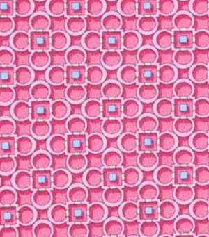 Gancini-Pattern Silk Tie Pink