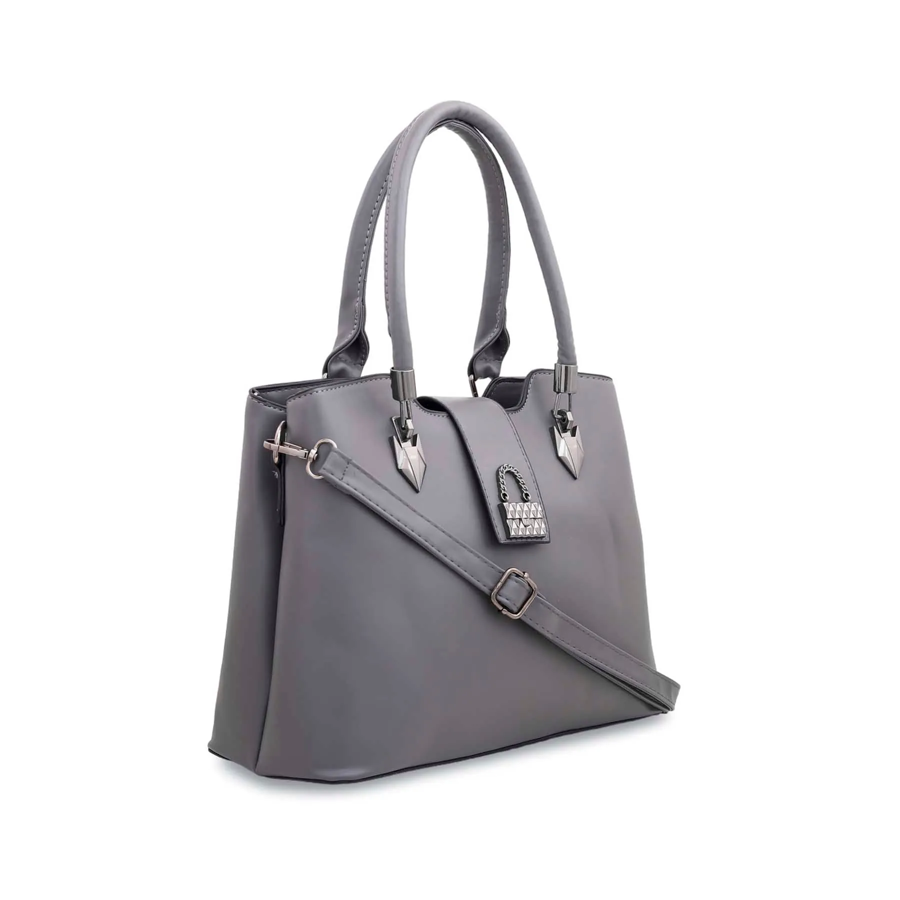 Grey Formal Hand Bag P35866