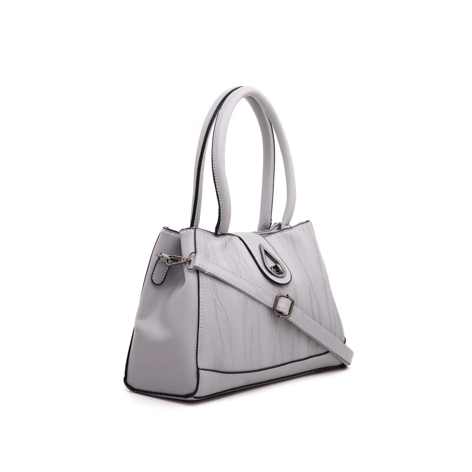 Grey Formal Hand Bag P35878