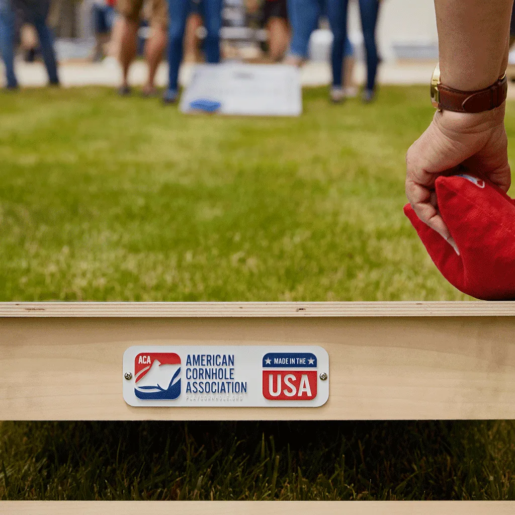 Home State Painted Wood California Star Cornhole Boards