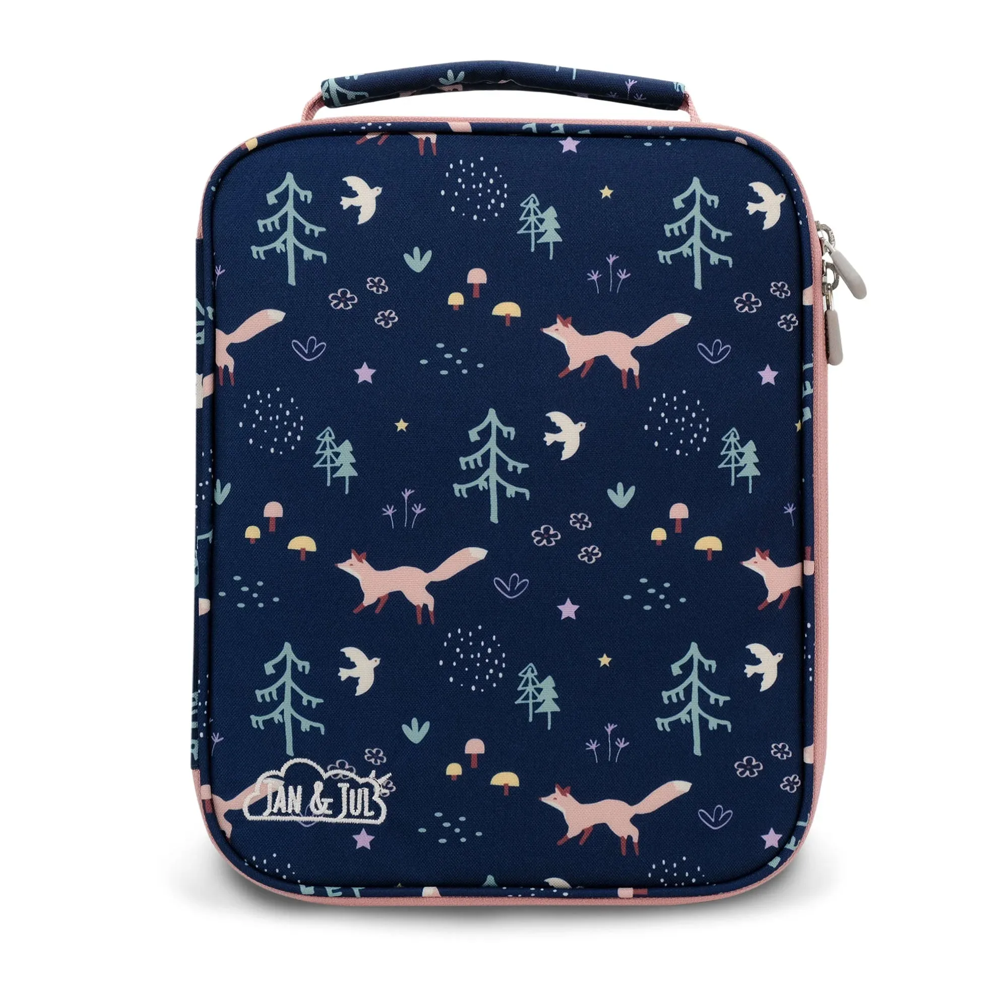 Jan & Jul Navy Forest Lunch Bag