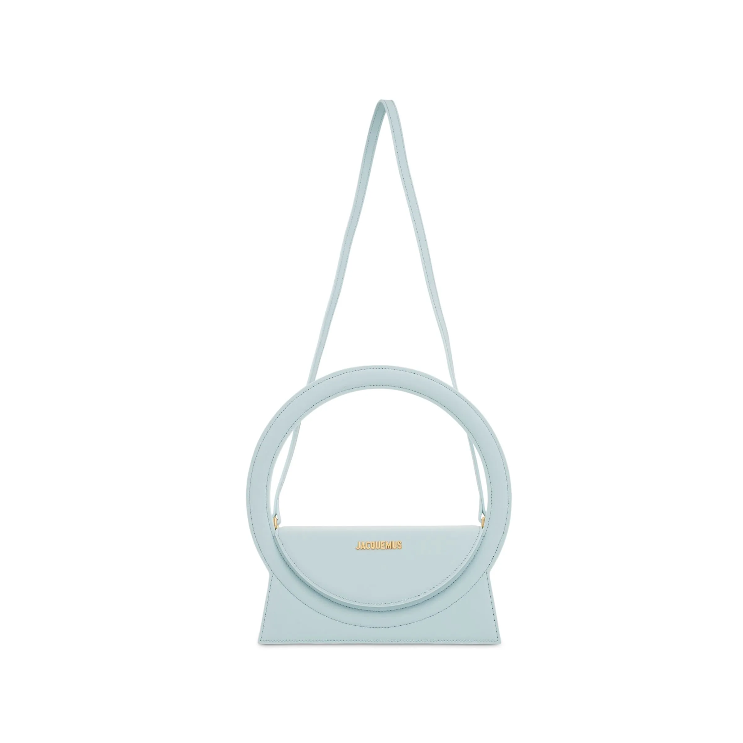 Le Sac Rond Circle Purse in Pale Blue