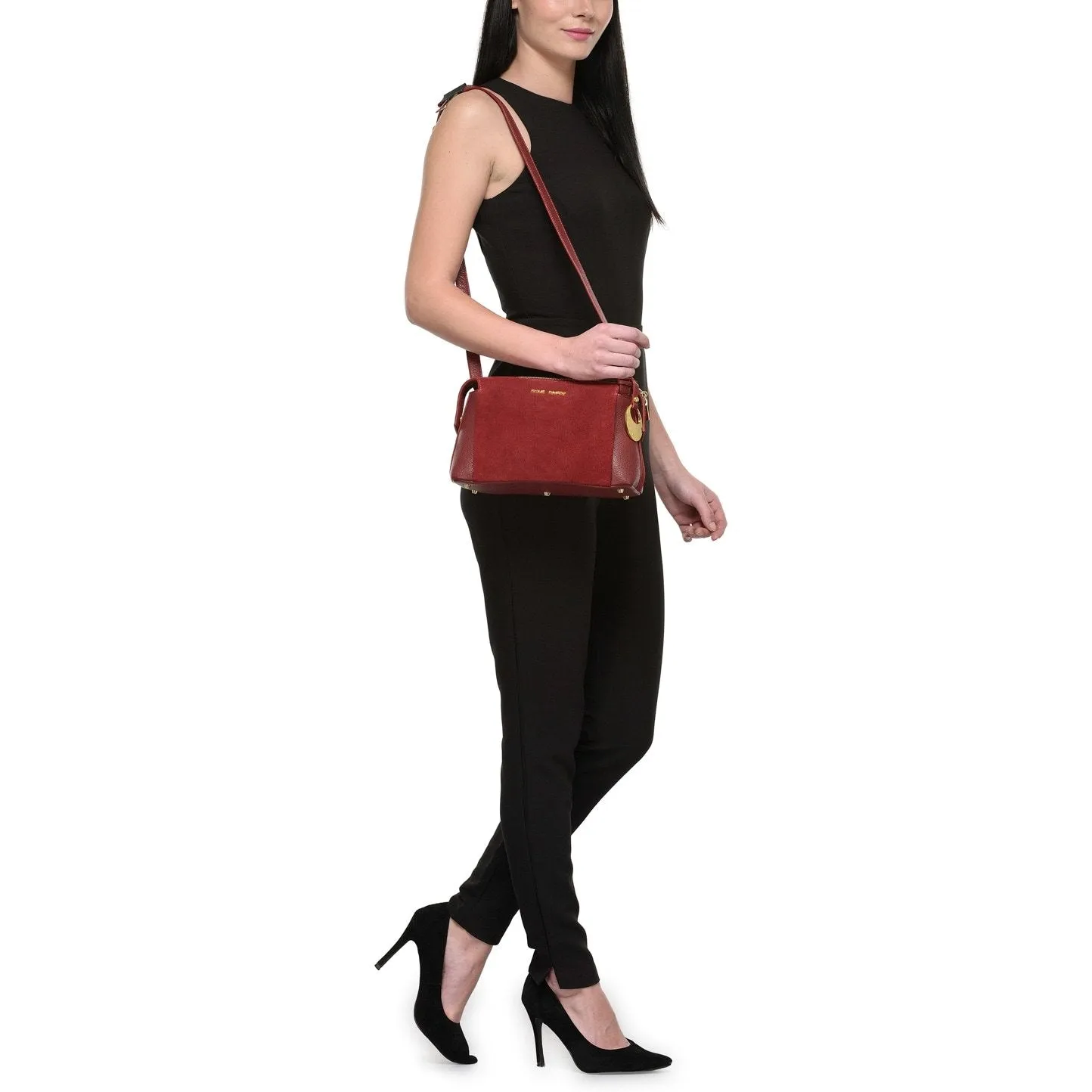 Leather Crossbody Bag - PR1291