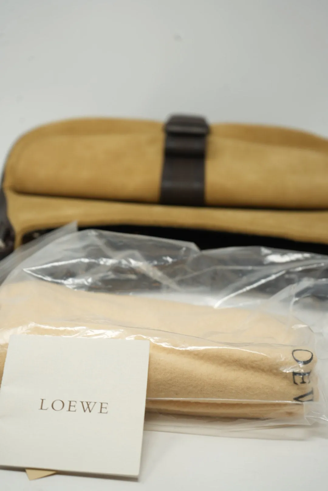 Loewe Vintage Suede Handbag