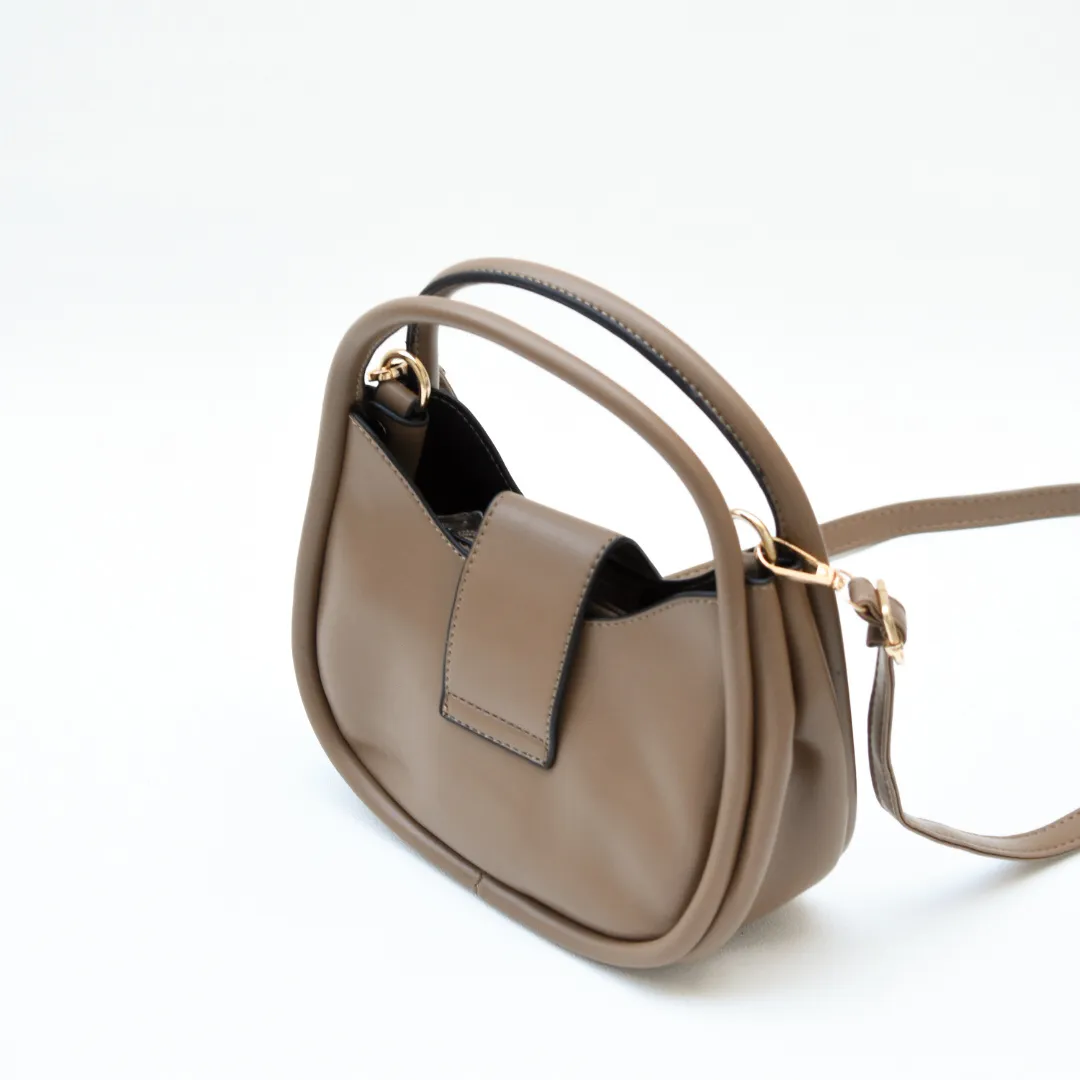 Luxe Arc Bag Brown