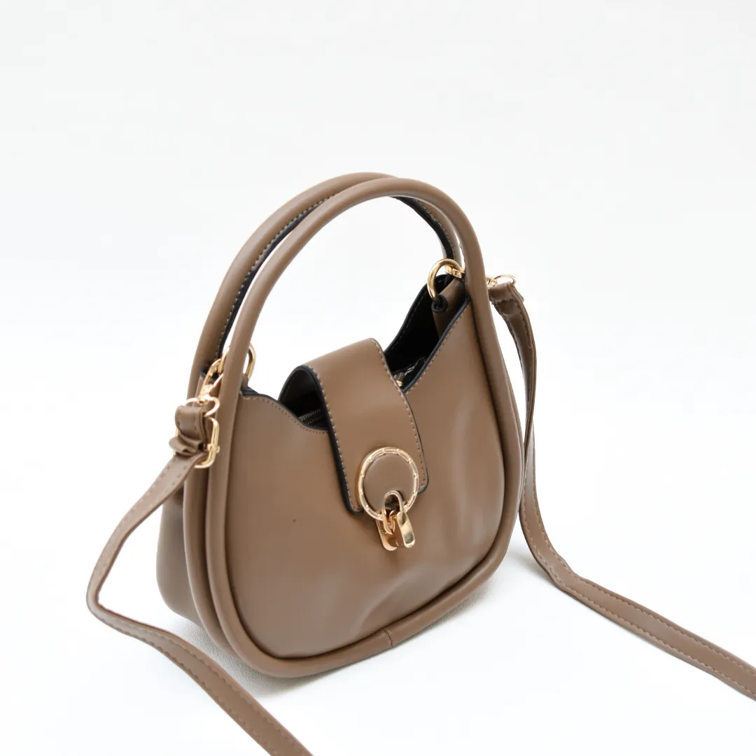 Luxe Arc Bag Brown