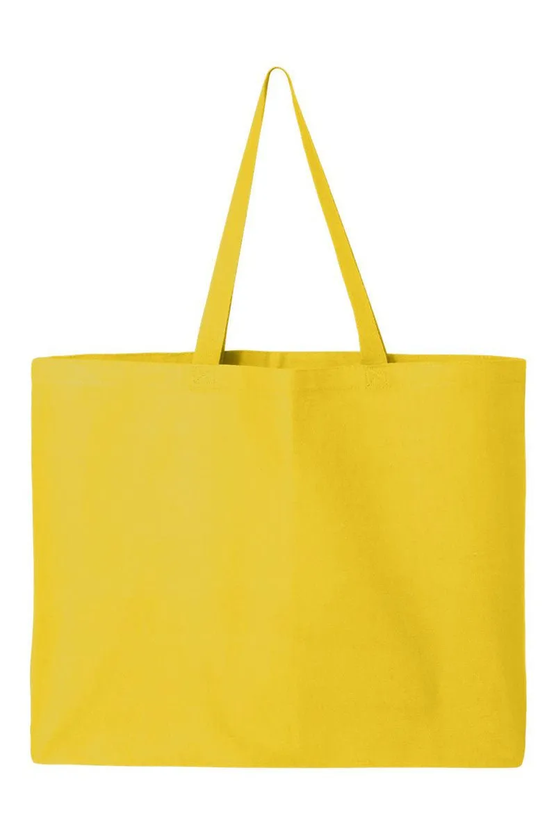 Mardi Gras Ribbon Canvas Jumbo Tote