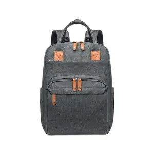 Multifunctional Baby Diaper Backpack Md-41 Dark Grey