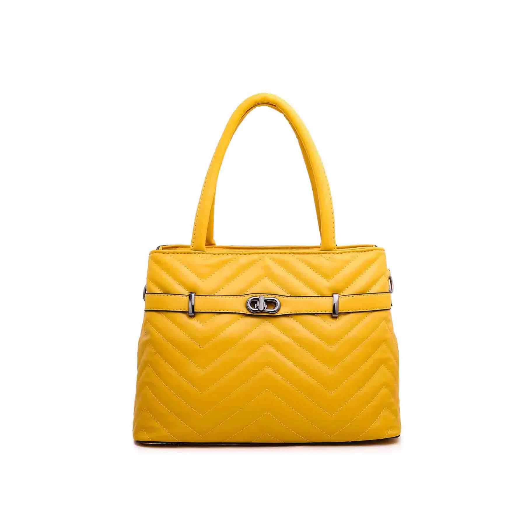 Mustard Formal Hand Bag P35885