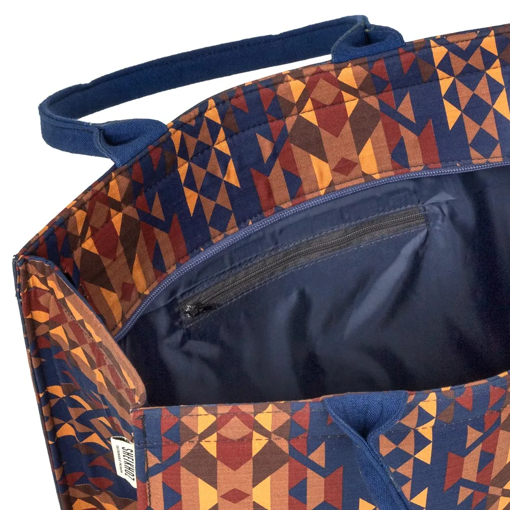 Navy Luxe Modern Print Tote - Classic Edition