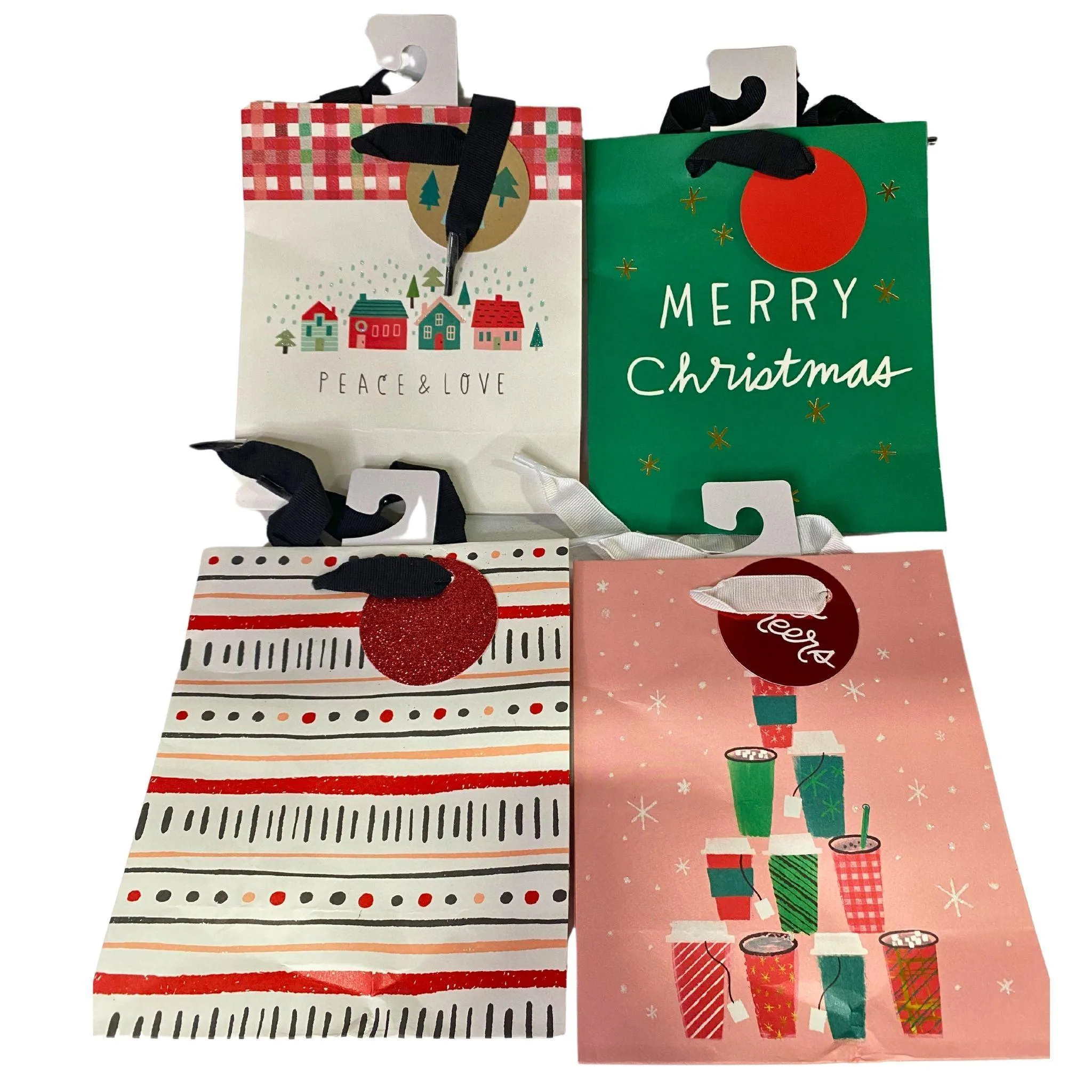 Paper Christmas Bags Mix (480 Pcs Lot)