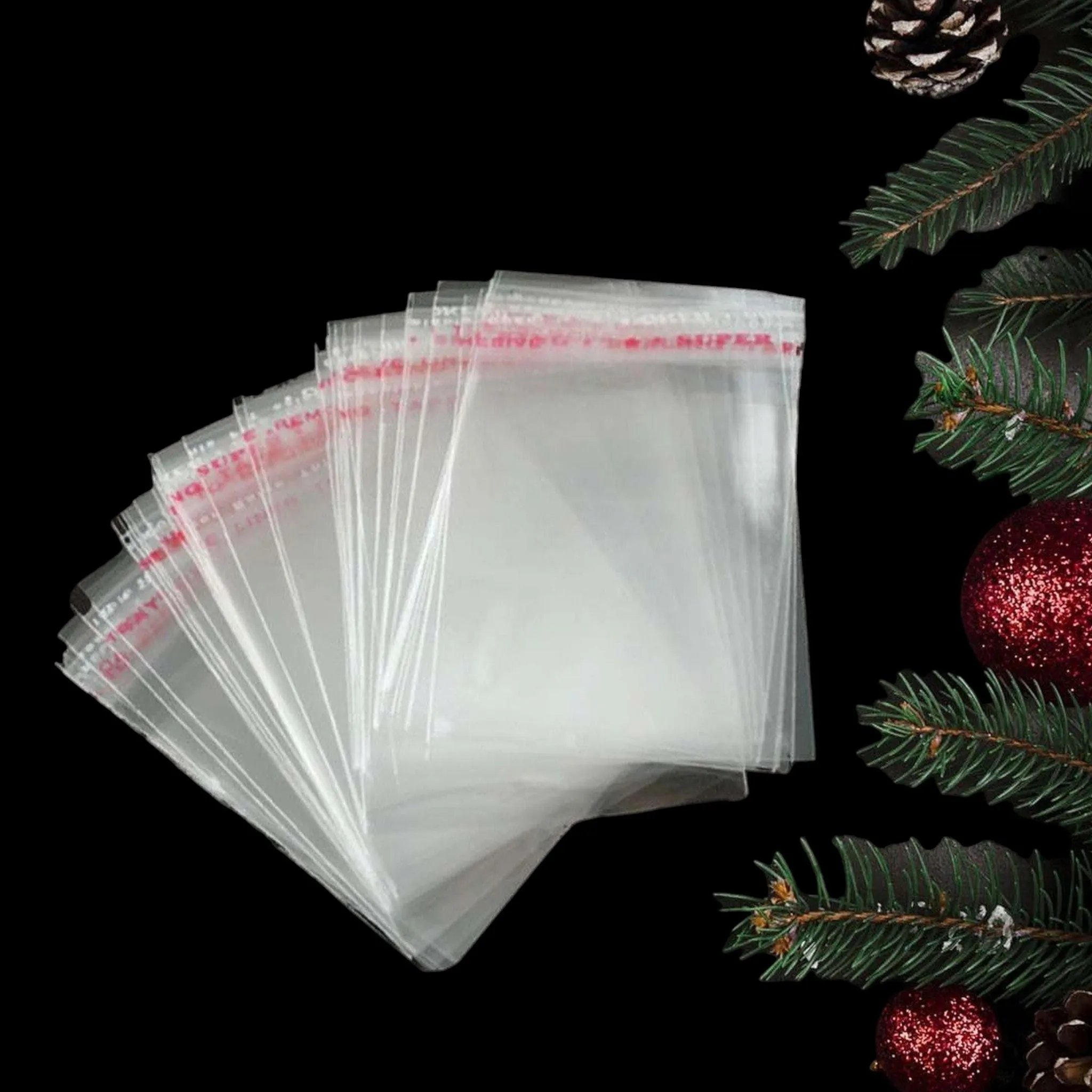 Polyprop Cellophane Selfseal Bags 10x11cm 3mm 100pack