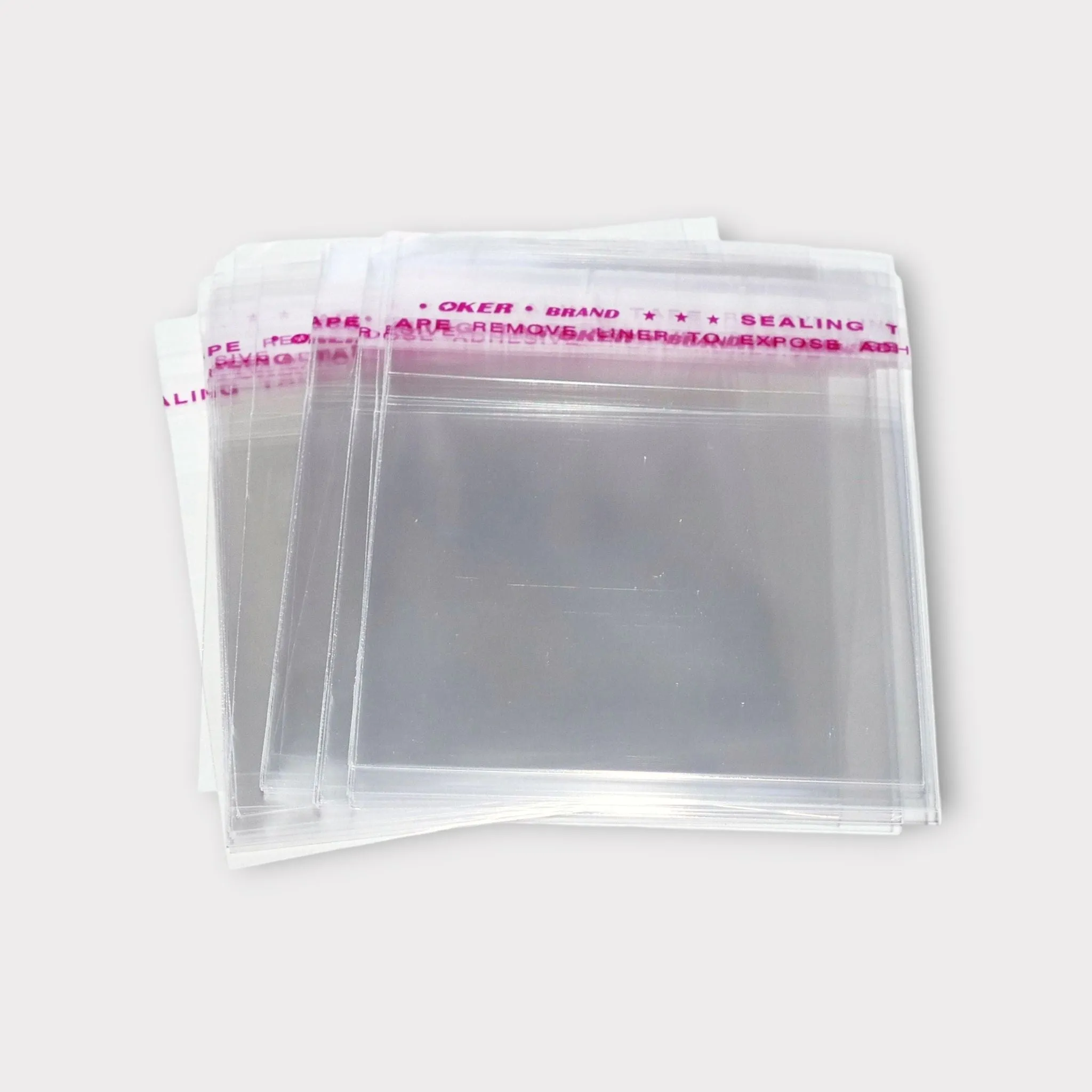 Polyprop Cellophane Selfseal Bags 10x11cm 3mm 100pack