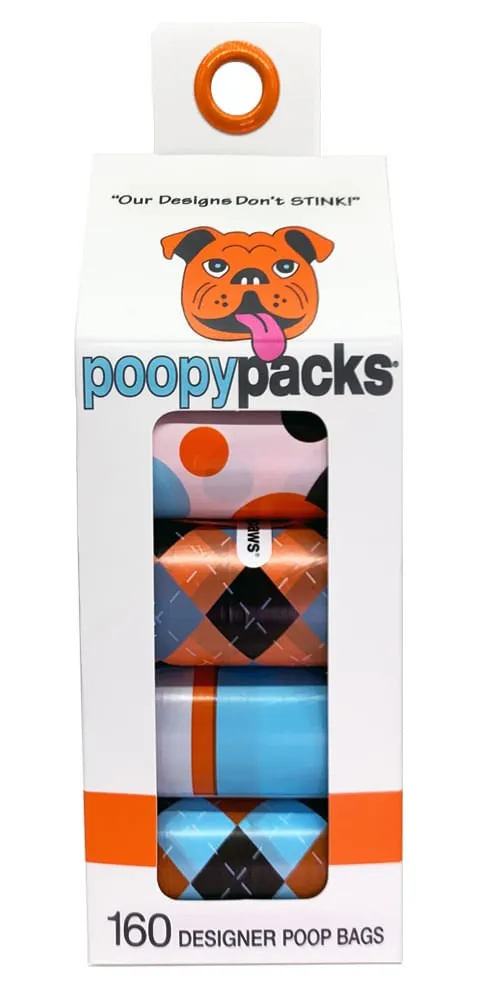 Poopy Packs 8 Rolls Dog Poop Bags