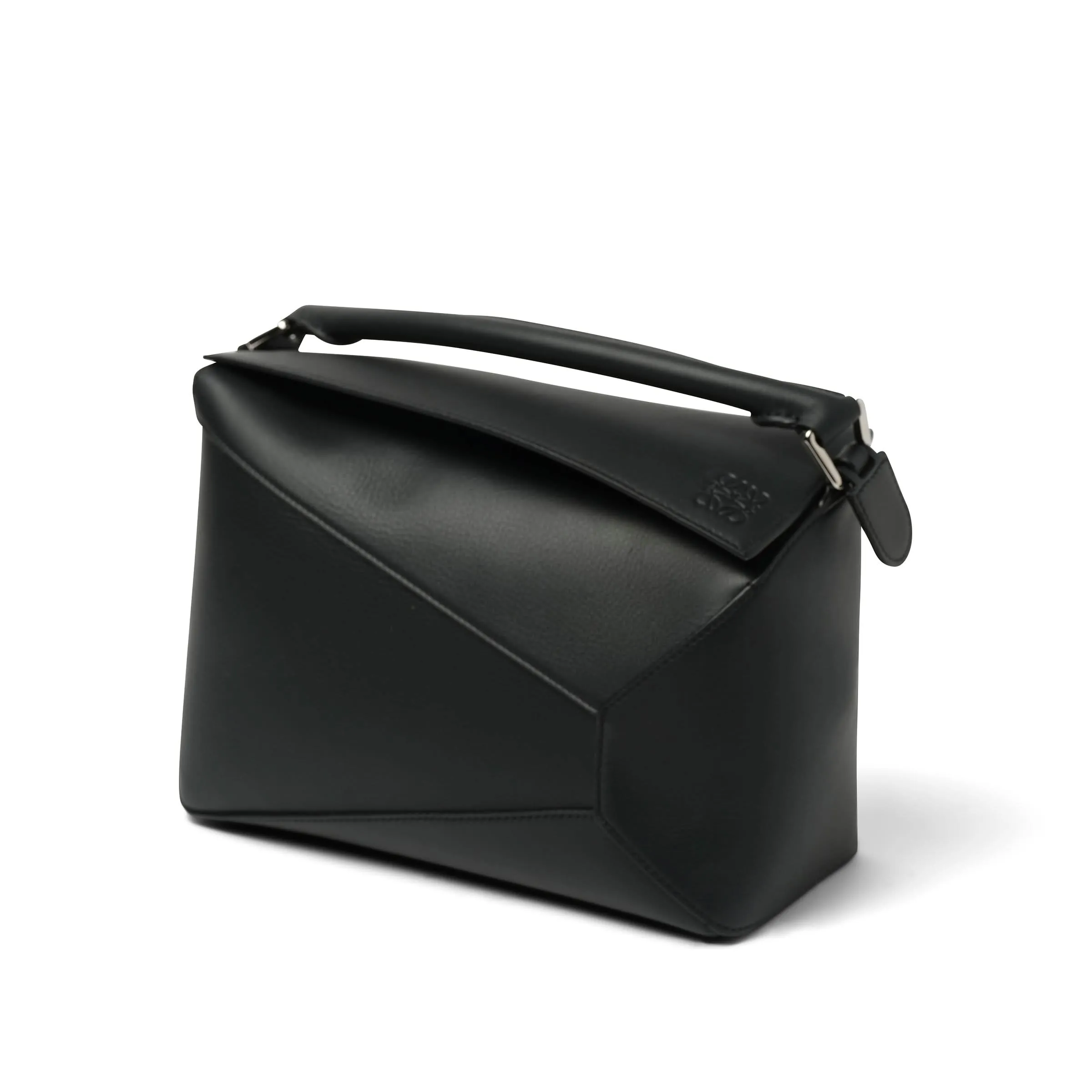 Puzzle Edge Bag in Black