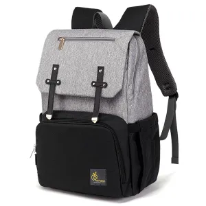 R for Rabbit Caramello Smart Diaper Bag- Grey Black