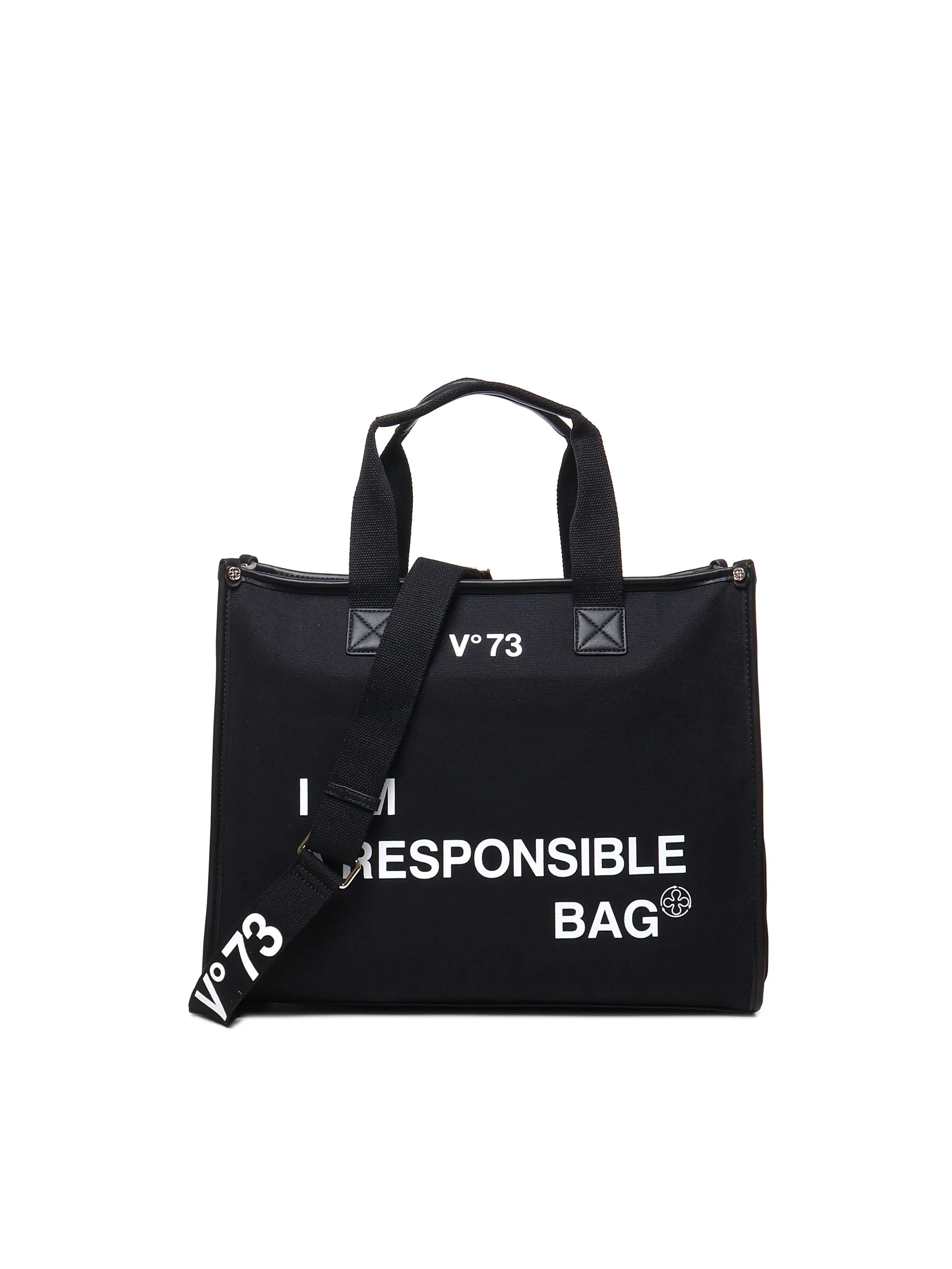 Responsibility Cotton Tote Bag with Zip