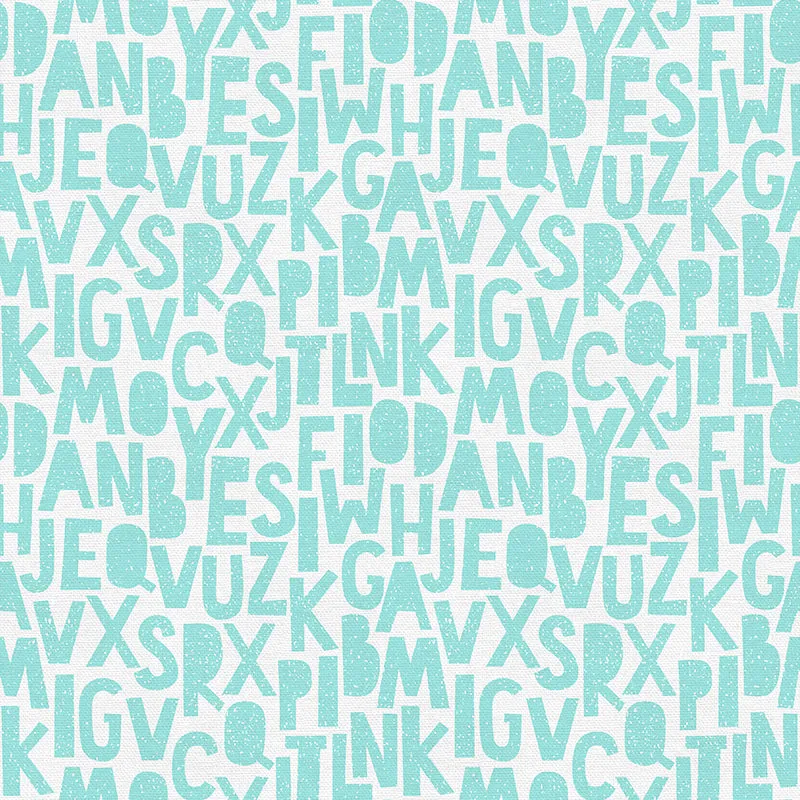 Speckled Letters - Light Mint