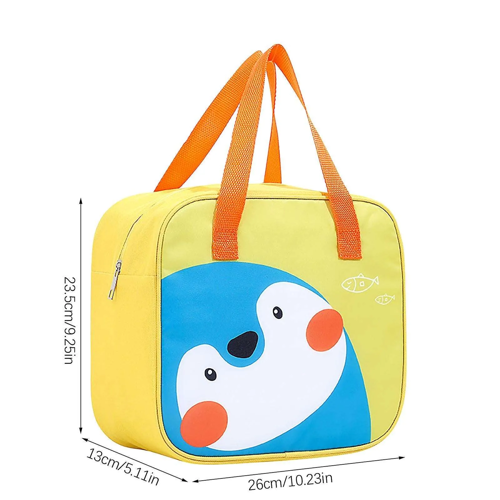 Student Cartoon Lunch Box Insulation Bag