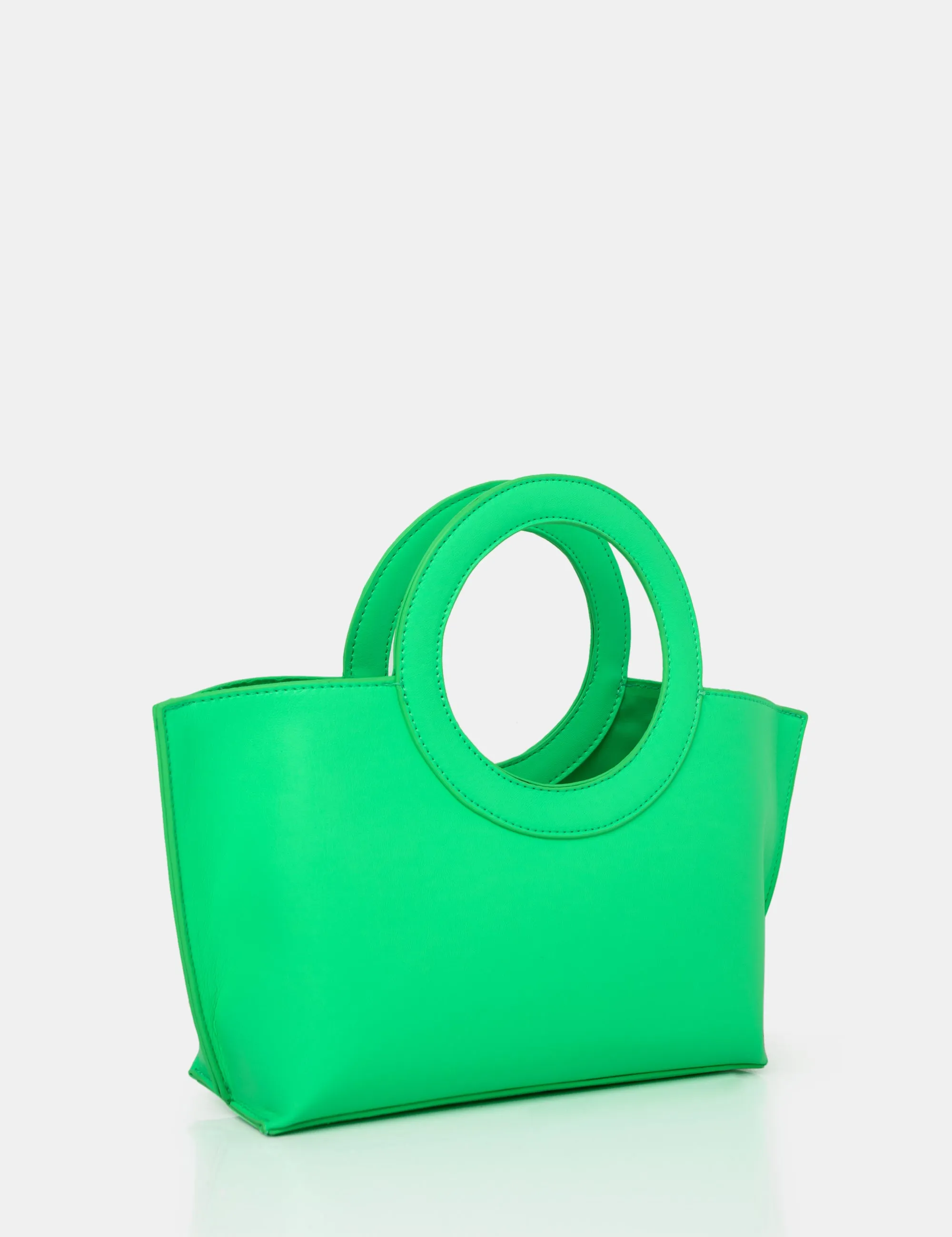 The Rae Lime Circlur Handle Grab Bag