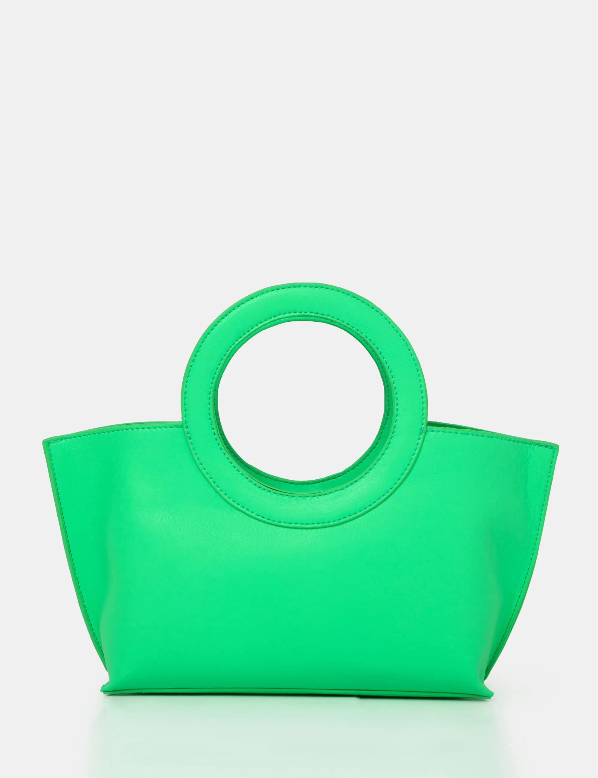 The Rae Lime Circlur Handle Grab Bag