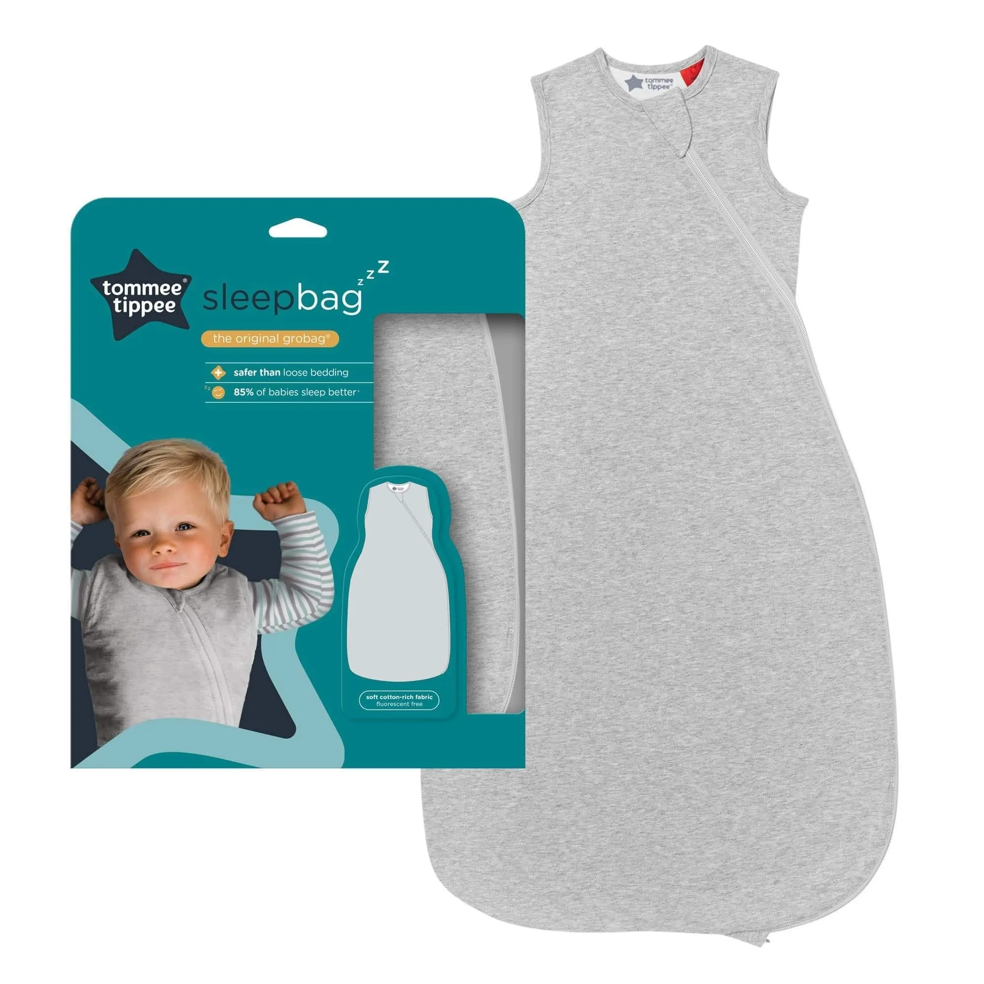 Tommee Tippee Sleepbag 18-36M 2.5T Sky Grey Marl