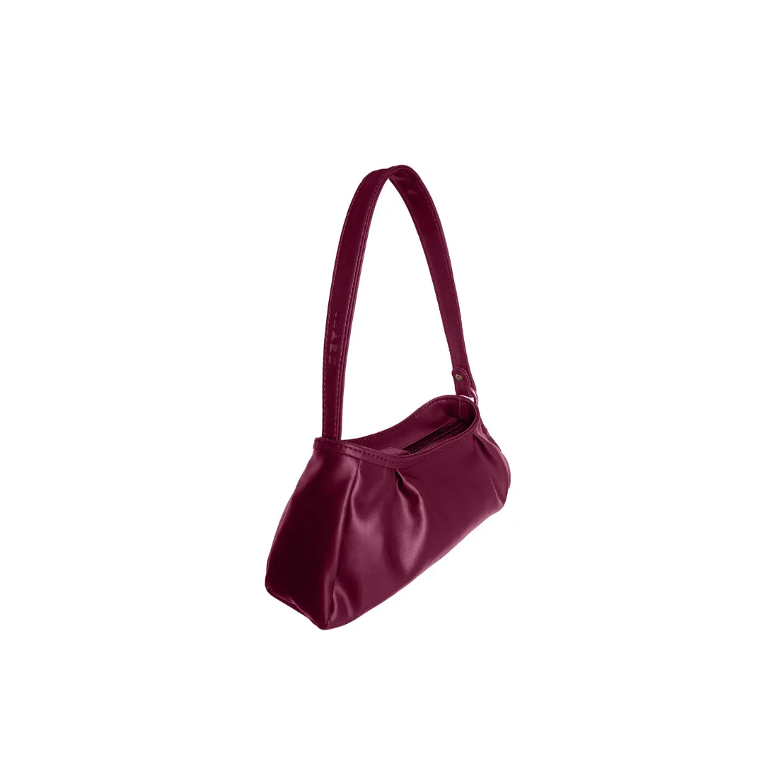 Trendy Maroon Baguette Bag Perfect For Women & Girls