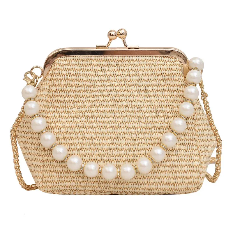 Trendy Straw Weave Shoulder Bag