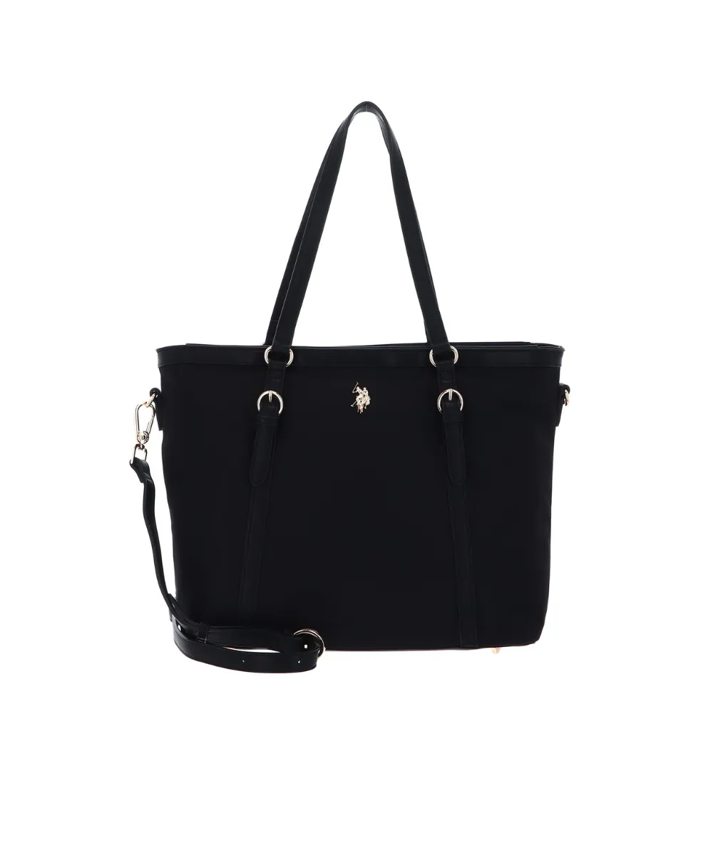 U.S. POLO ASSN. WOMEN ST CLAIRE BUSINESS BAG NYLON IN BLACK