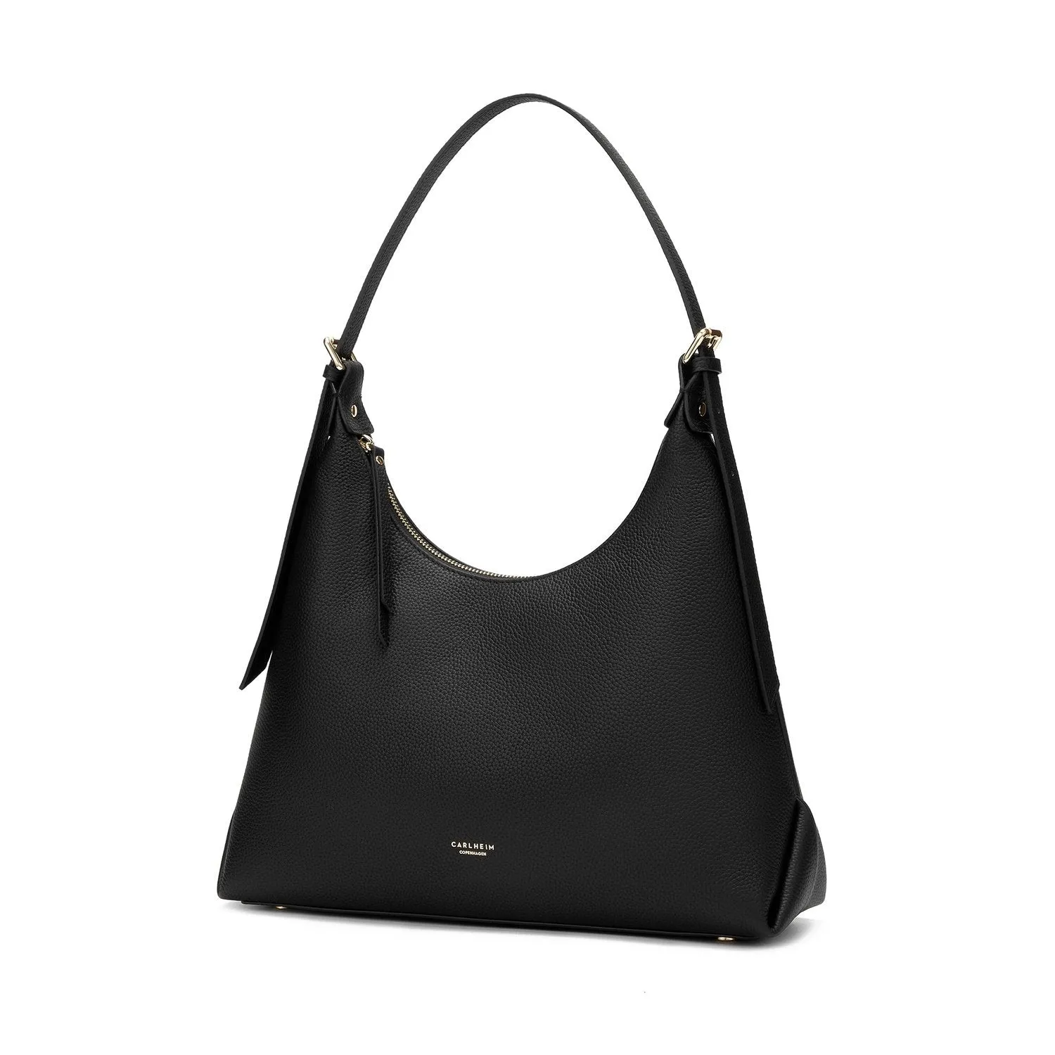 Vera Genuine Leather Handbag (Black)