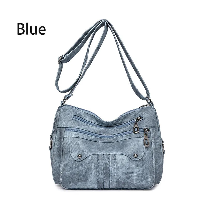 Versatile Vintage Large Capacity Shoulder Crossbody Bag