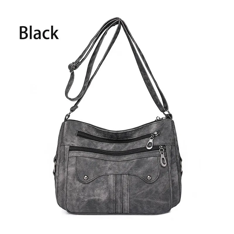 Versatile Vintage Large Capacity Shoulder Crossbody Bag