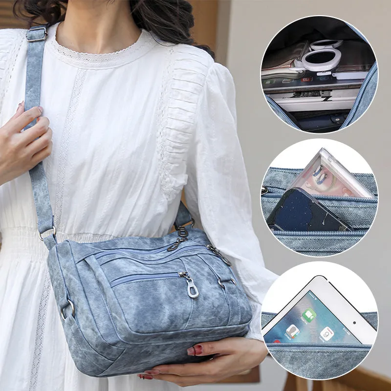 Versatile Vintage Large Capacity Shoulder Crossbody Bag