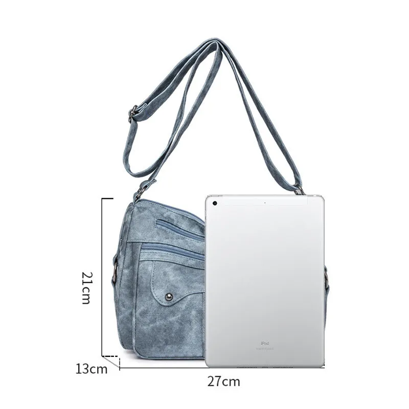 Versatile Vintage Large Capacity Shoulder Crossbody Bag