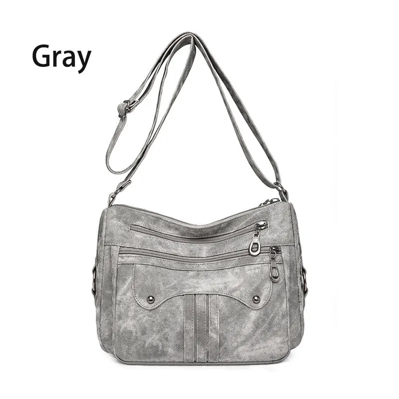 Versatile Vintage Large Capacity Shoulder Crossbody Bag